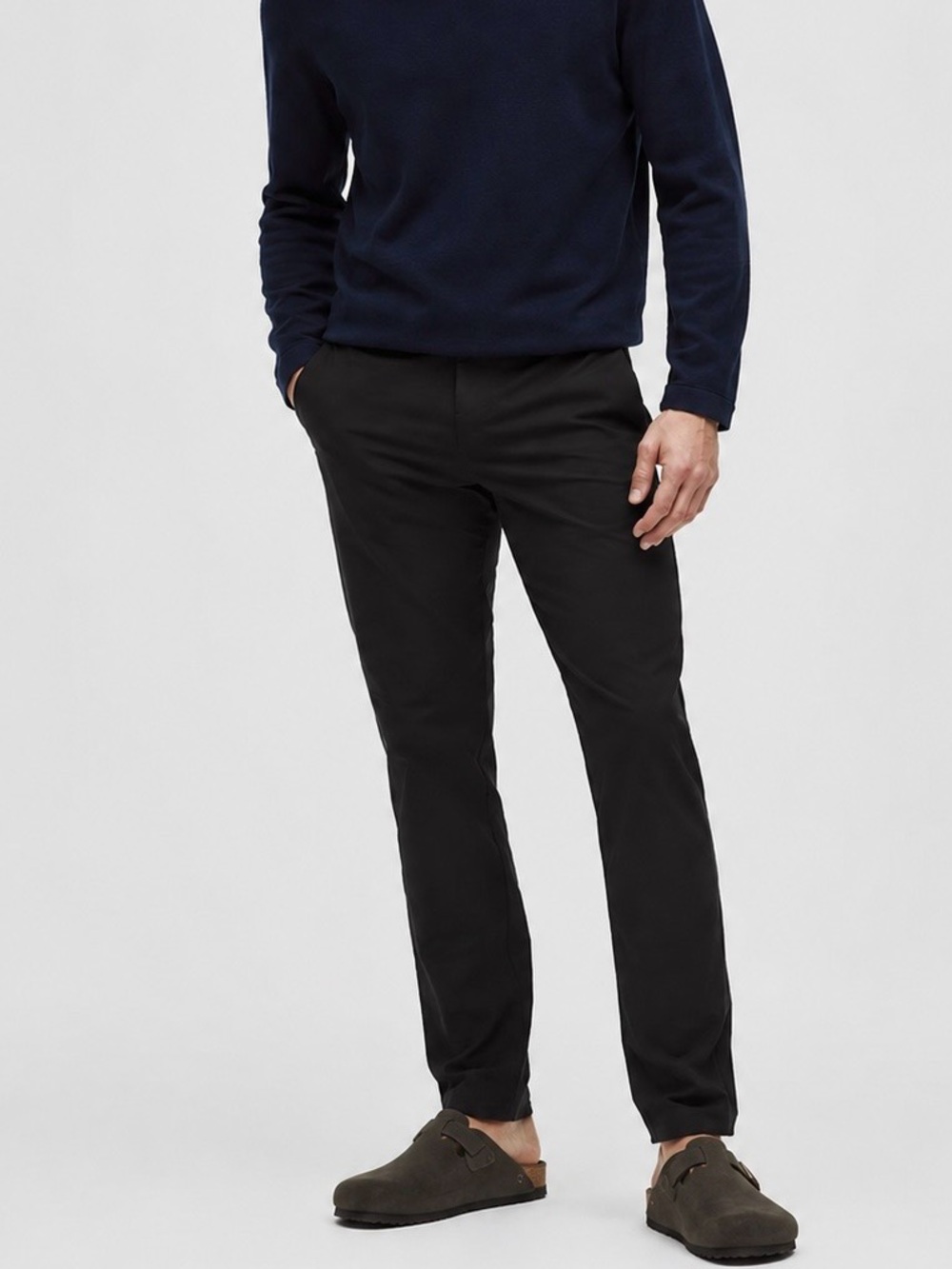 Lululemon ABC Classic Fit Trouser Black Pants Sz 30 Mens Warpstreme Performance